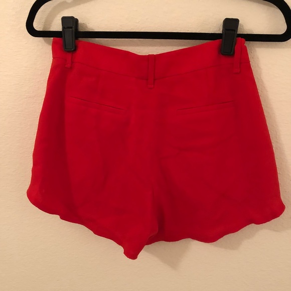 Babaton red/orange shorts - Picture 2 of 3